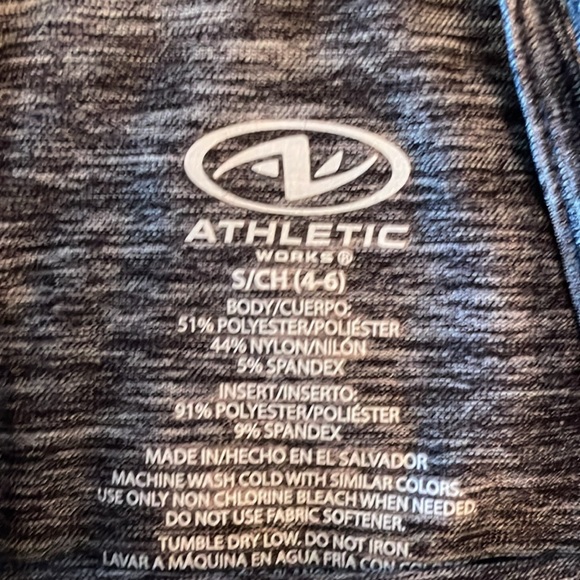 Athletic Works black and white flecked size S(4-6) - Picture 5 of 7